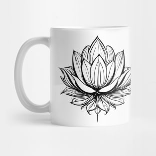 Lotus Flower - Floral Print Mug